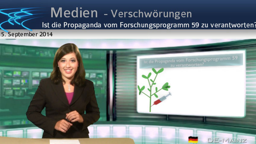 Ist die Propaganda vom Forschungsprogramm 59 zu verantworten?