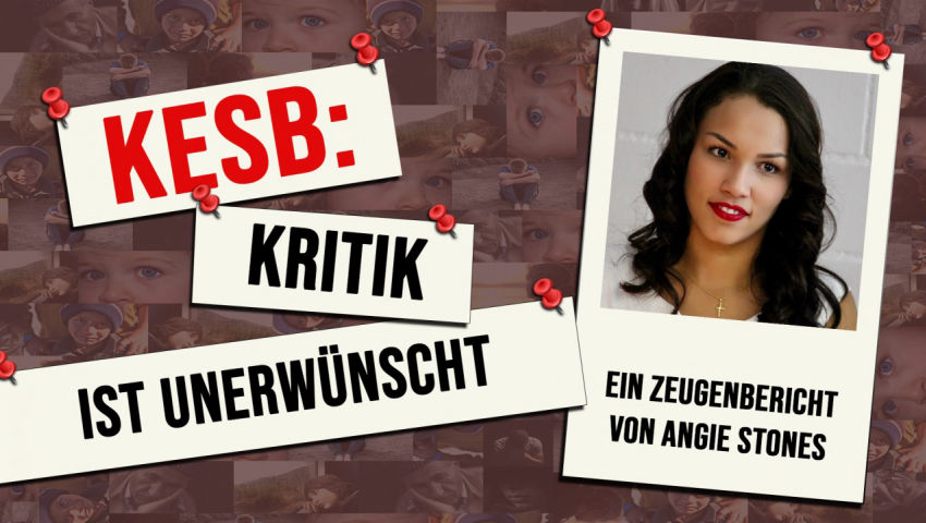 KESB: Kritik ist unerwünscht - Ein Zeugenbericht von Angie Stones