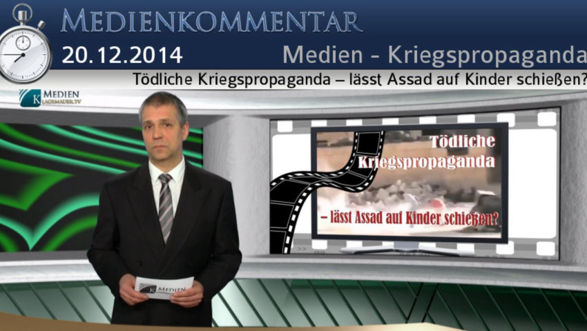 Tödliche Kriegspropaganda – lässt Assad auf Kinder schießen?