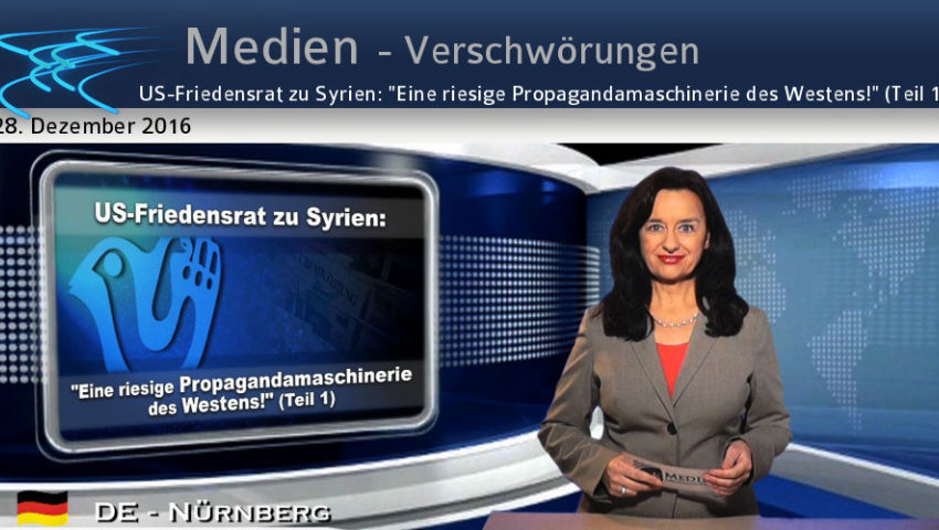 US-Friedensrat zu Syrien: 'Eine riesige Propagandamaschinerie des Westens!' (Teil 1)