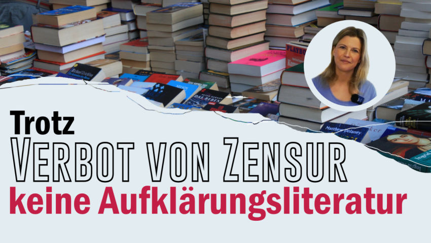 Warum es Bücher trotz Verbot von Zensur (!) nicht in den Buchhandel schaffen sollen [Gesa]