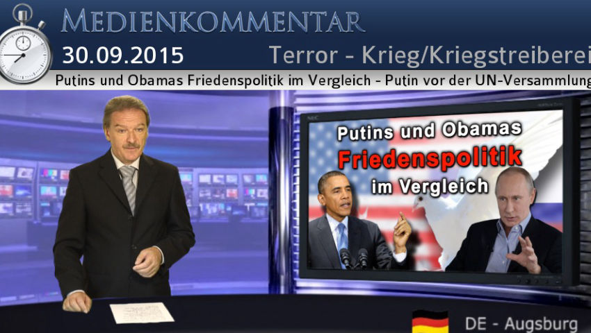 Putins und Obamas Friedenspolitik im Vergleich - Putin vor der UN-Versammlung