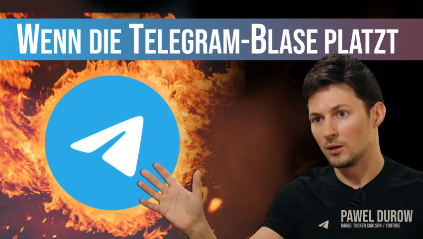 Wenn die Telegram-Blase platzt... Sind wir bereit?