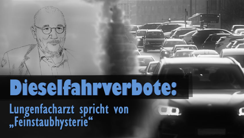 Dieselfahrverbote: Lungenfacharzt spricht von „Feinstaubhysterie“