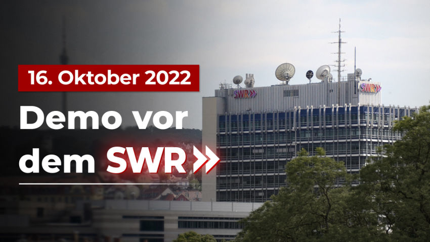 16. Oktober: Demo in Stuttgart POLITIK UND MEDIEN HAND IN HAND – DAS SCHADET UNSEREM LAND