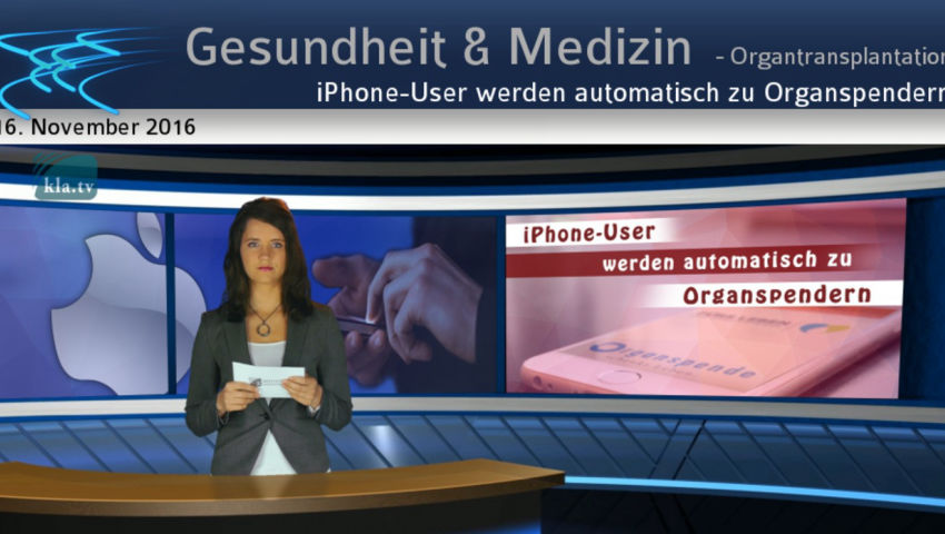 iPhone-User werden automatisch zu Organspendern